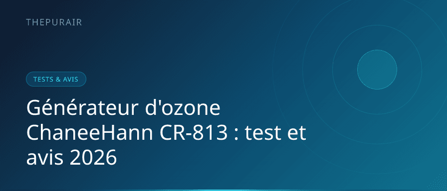 Générateur d'ozone purificateur d'air ChaneeHann CR-813 blanc portable