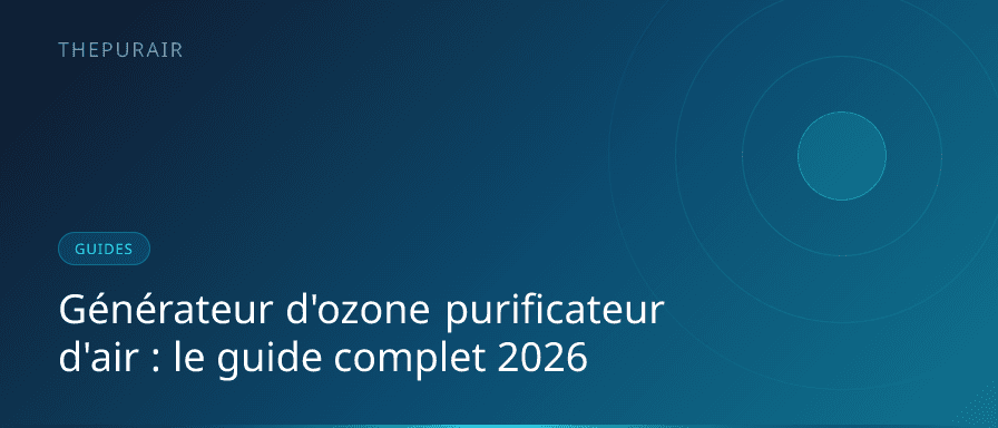 Générateur d'ozone purificateur d'air domestique